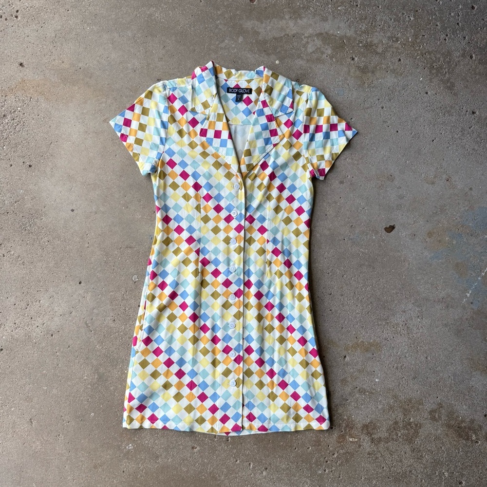 Colorful Retro Mini Dress | S